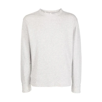 R13 Vintage Washed Crewneck Sweatshirt Ash Gray R13M302702