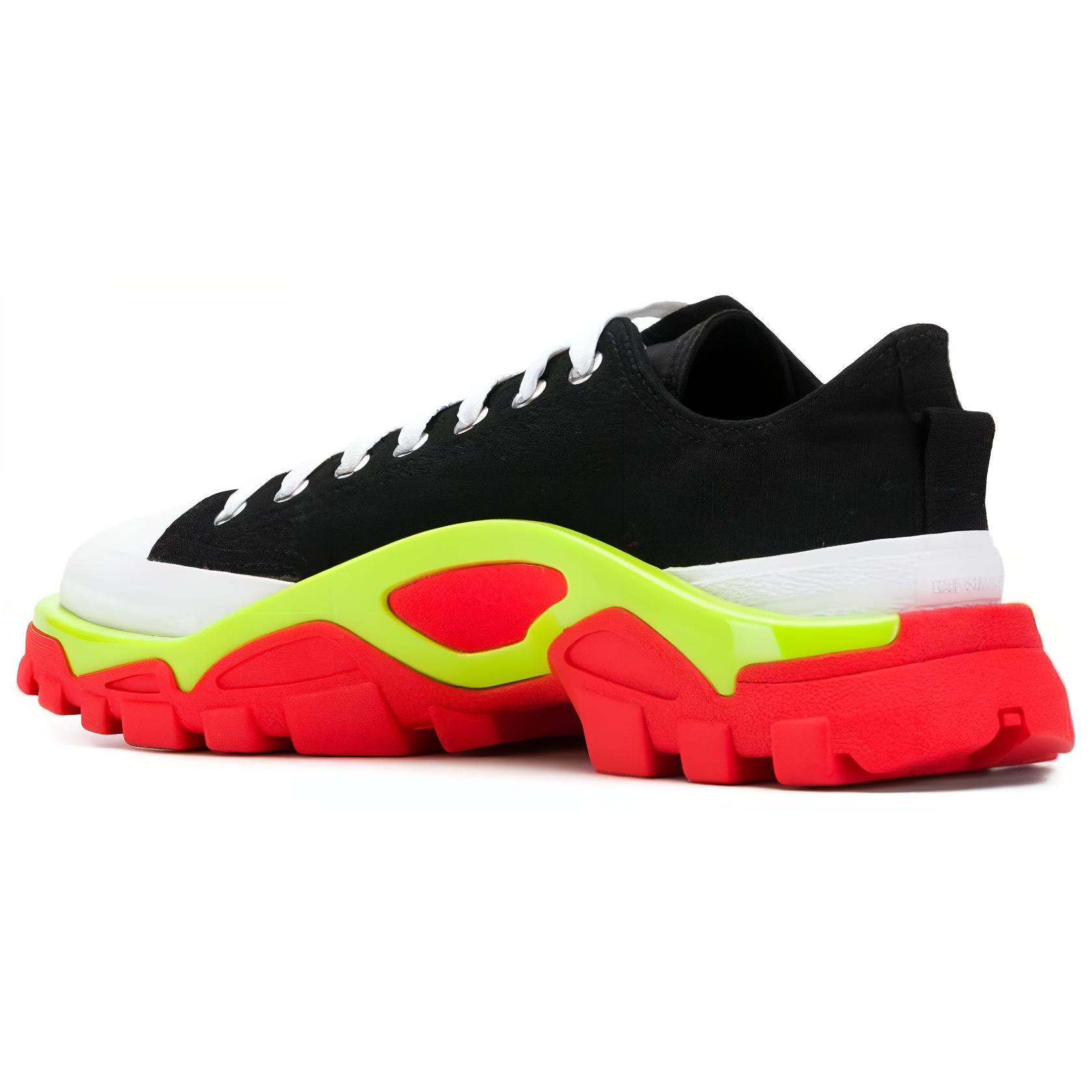 Shop Raf Simons x adidas Detroit Runner 'Negro Plata Lima' EE7935
