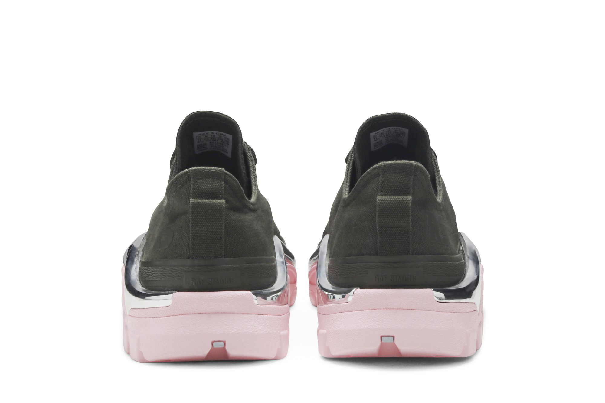 Sizing adidas Originals Raf Simons Detroit Runner 軍綠粉
