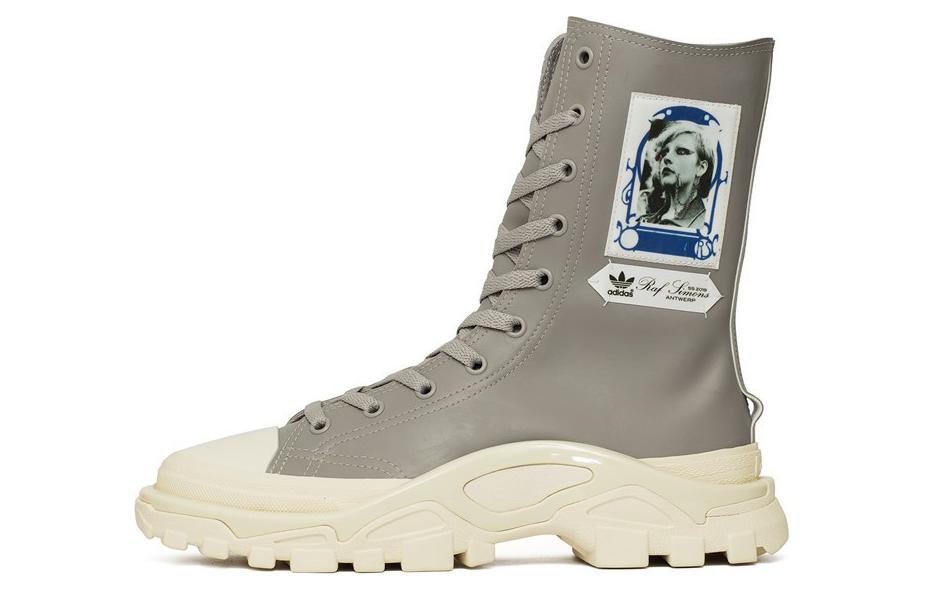 Raf Simons x adidas Detroit Runner High 'Grey White' EE7942