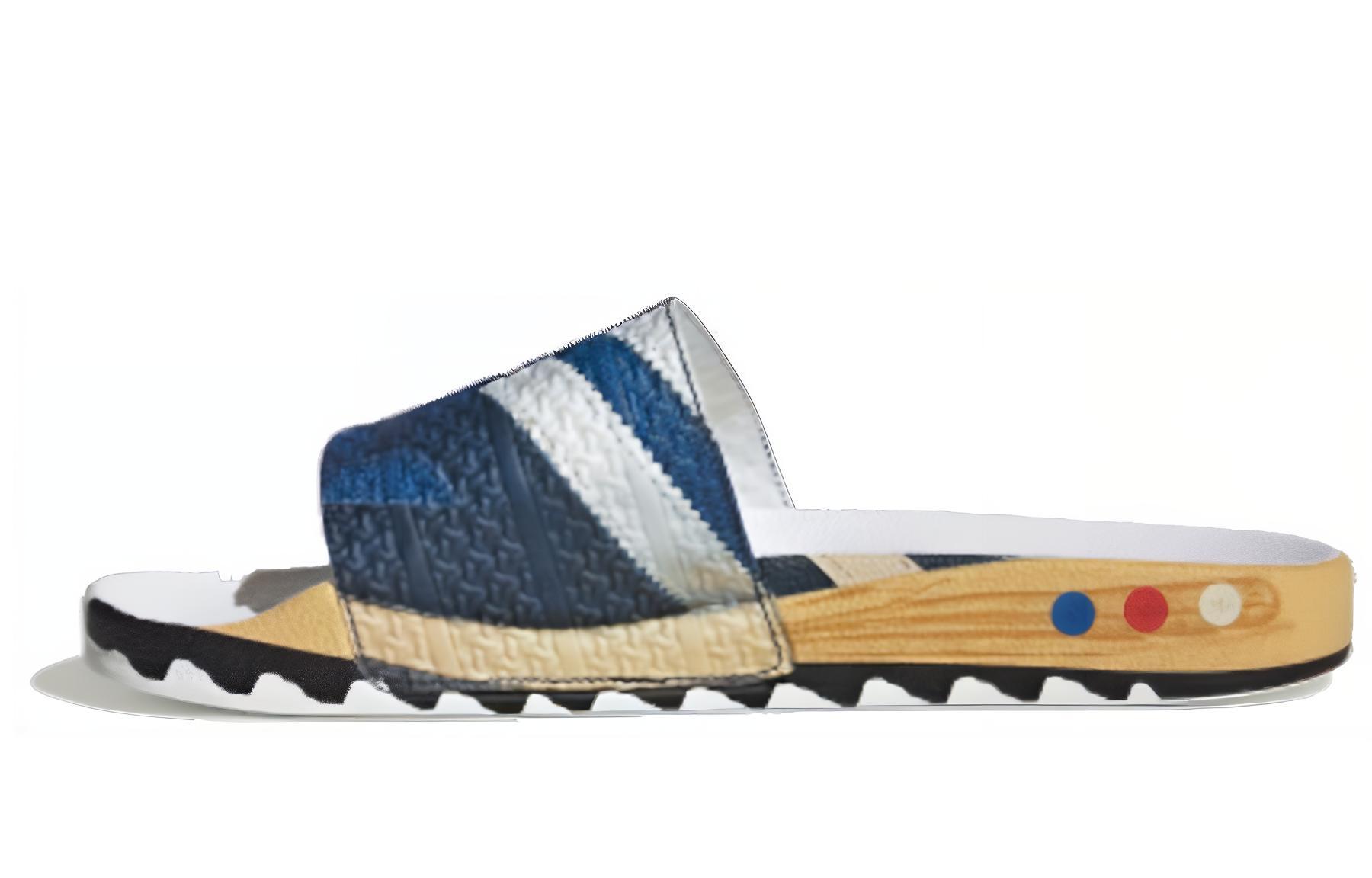 Raf Simons adidas LA Adilette Slides 'Trompe L'oeil'