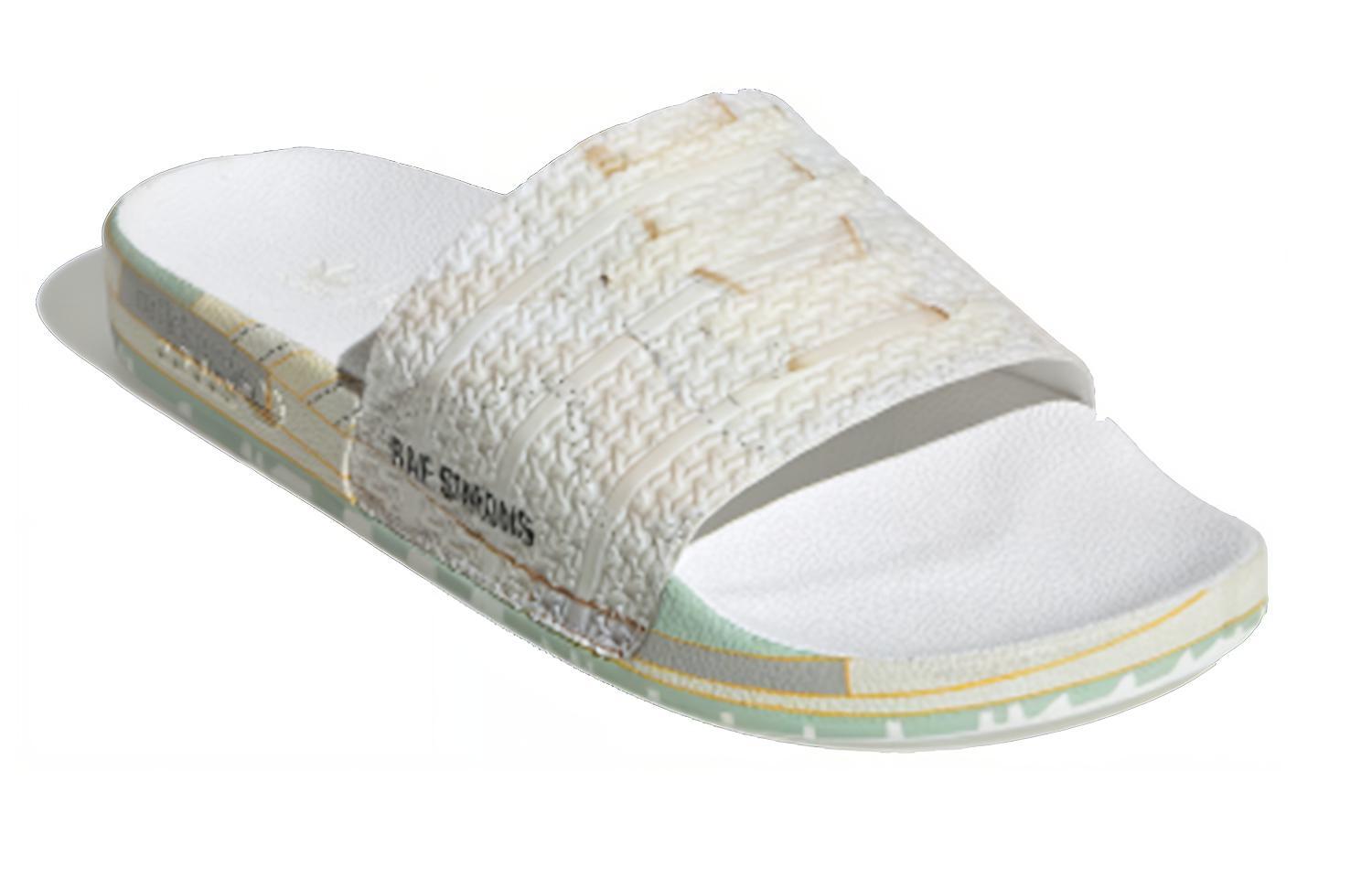 Order adidas originals RS Samba Adilette 耐磨運動拖鞋 灰白