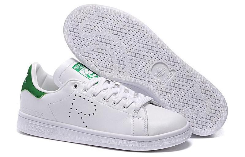Shop Raf Simons x adidas Stan Smith 'White Collegiate Green' B35496