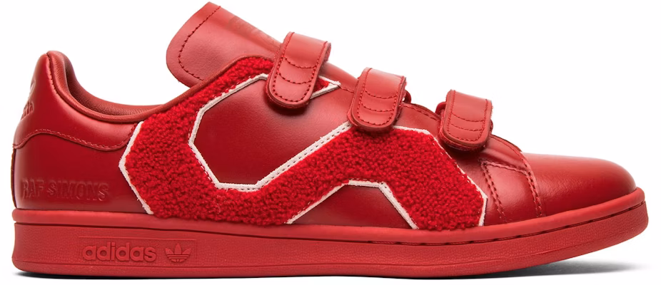 Raf simons stan smith best sale red