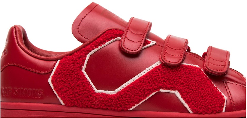 Raf Simons x 阿迪达斯 斯坦史密斯舒适标志 '力量红' BB6887 Order Raf Simons x 阿迪达斯 斯坦史密斯舒适标志 '力量红' BB6887