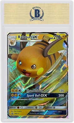 Raichu GX 2019 Pokemon TCG Sun & Moon Hidden Fates Black Star Promo #SM213 Order Raichu GX 2019 Pokemon TCG Sun & Moon Hidden Fates Black Star Promo #SM213