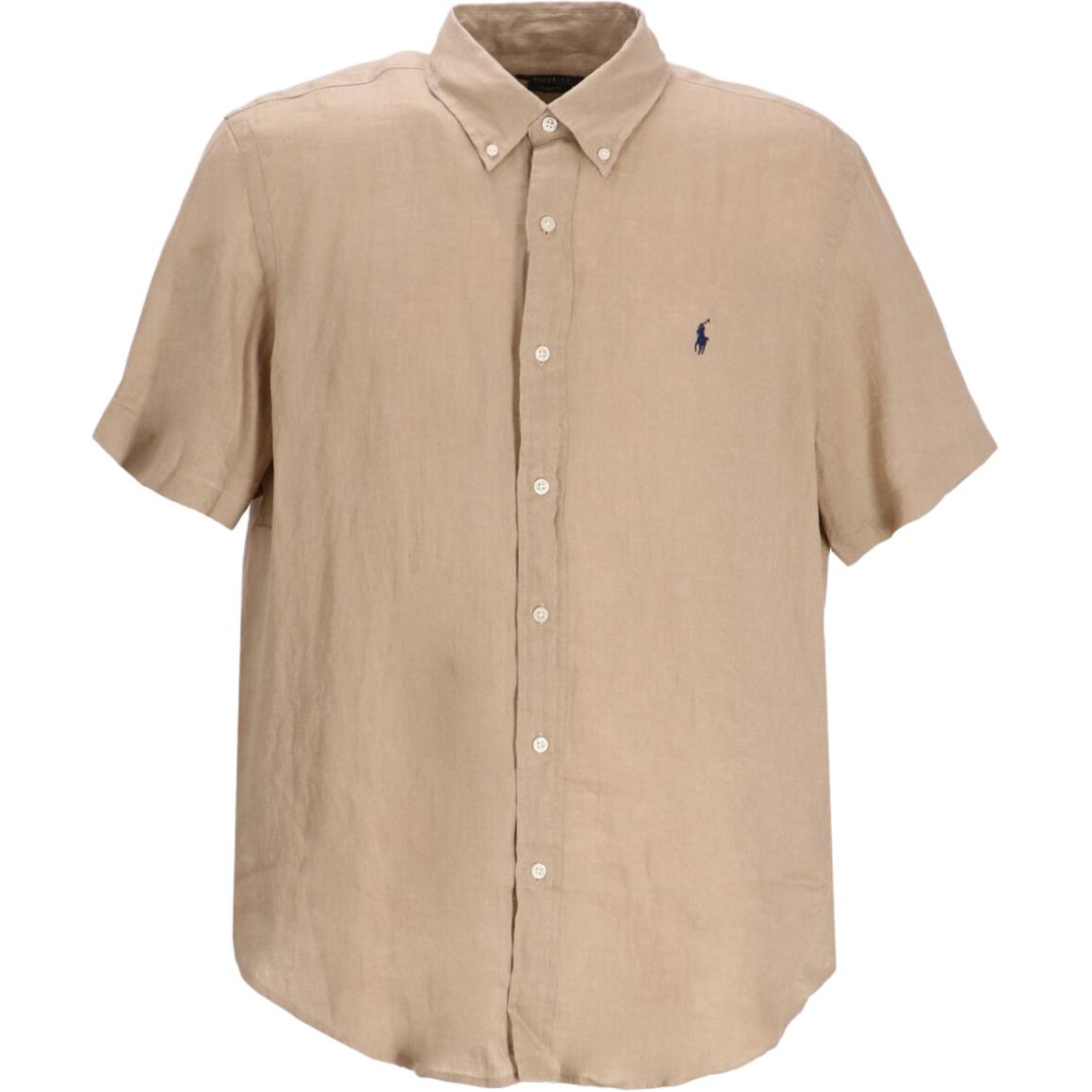 Ralph Lauren  Beige Short Sleeve Shirt with Embroidered Logo. 710968912-003 圖 2