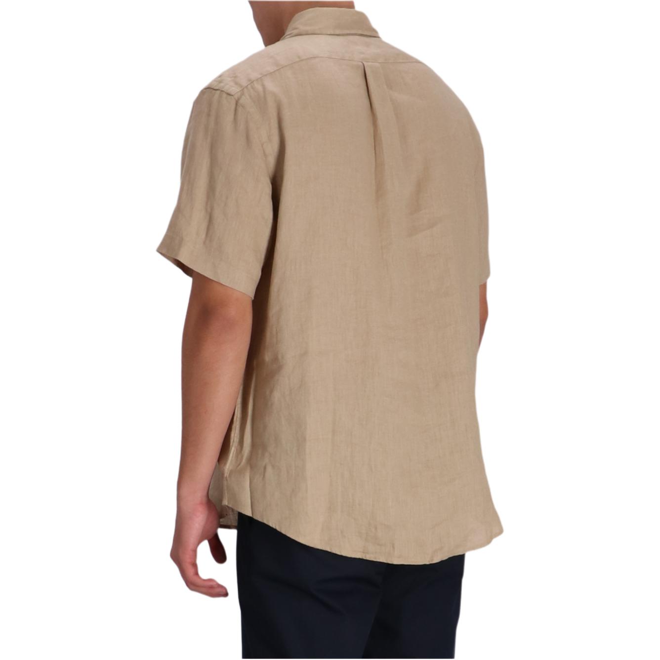 Ralph Lauren  Beige Short Sleeve Shirt with Embroidered Logo. 710968912-003 圖 6