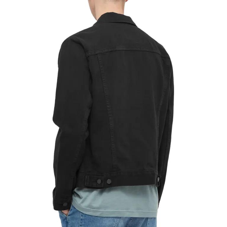 Ralph Lauren  Black Denim Jacket with Button-Up Front and Pointed Collar. 710833150-003 圖 4