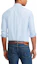 Shop Ralph Lauren Blue Long Sleeve Shirt with Logo and Button-Down Collar 710548535-002