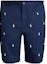 Buy Ralph Lauren Shorts Casuales con Cremallera y Logo de Pony Azul. 710698525-016