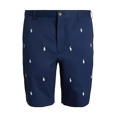 Ralph Lauren Blue Pony Logo Zip Casual Shorts. 710698525-016