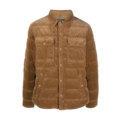 Ralph Lauren Brown Solid Single-Breasted Long-Sleeve Jacket 710907547-003