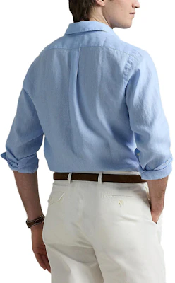 拉夫·勞倫 刺繡寬鬆版長袖襯衫 藍色 MNPOWOV16824181-400 Shop 拉夫·勞倫 刺繡寬鬆版長袖襯衫 藍色 MNPOWOV16824181-400