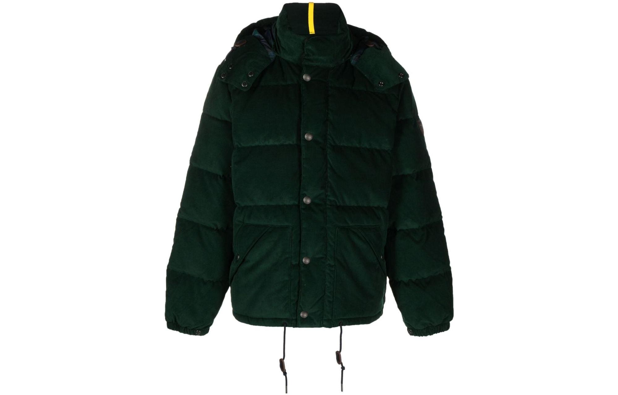 Ralph Lauren  Green Solid Color Hooded Puffer Jacket Long Sleeve. 710920445002 圖 2
