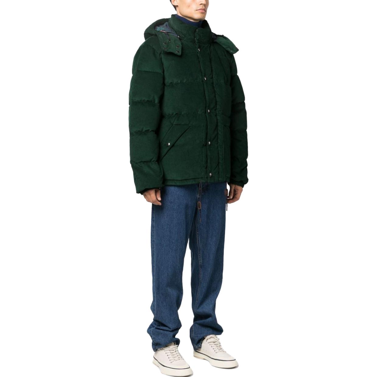 Ralph Lauren  Green Solid Color Hooded Puffer Jacket Long Sleeve. 710920445002 圖 5