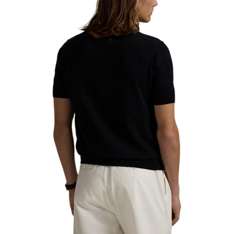 Ralph Lauren  Logo Embroidered Crewneck T-Shirt Navy Blue MNPOSWE1N820040001 圖 4