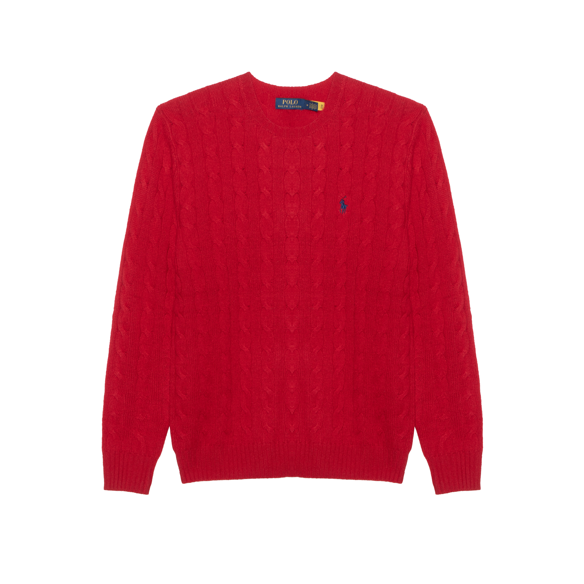 Ralph Lauren  Red Embroidered Pony Logo Crewneck Sweater. 710876762-006
