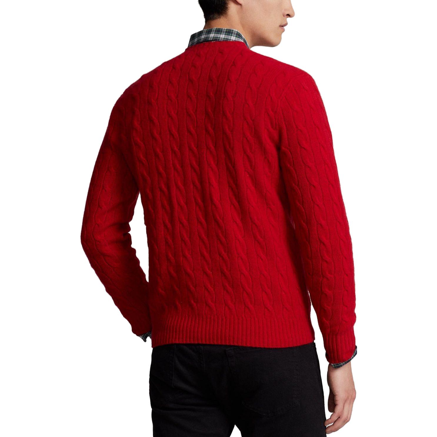 Ralph Lauren  Red Embroidered Pony Logo Crewneck Sweater. 710876762-006 圖 4