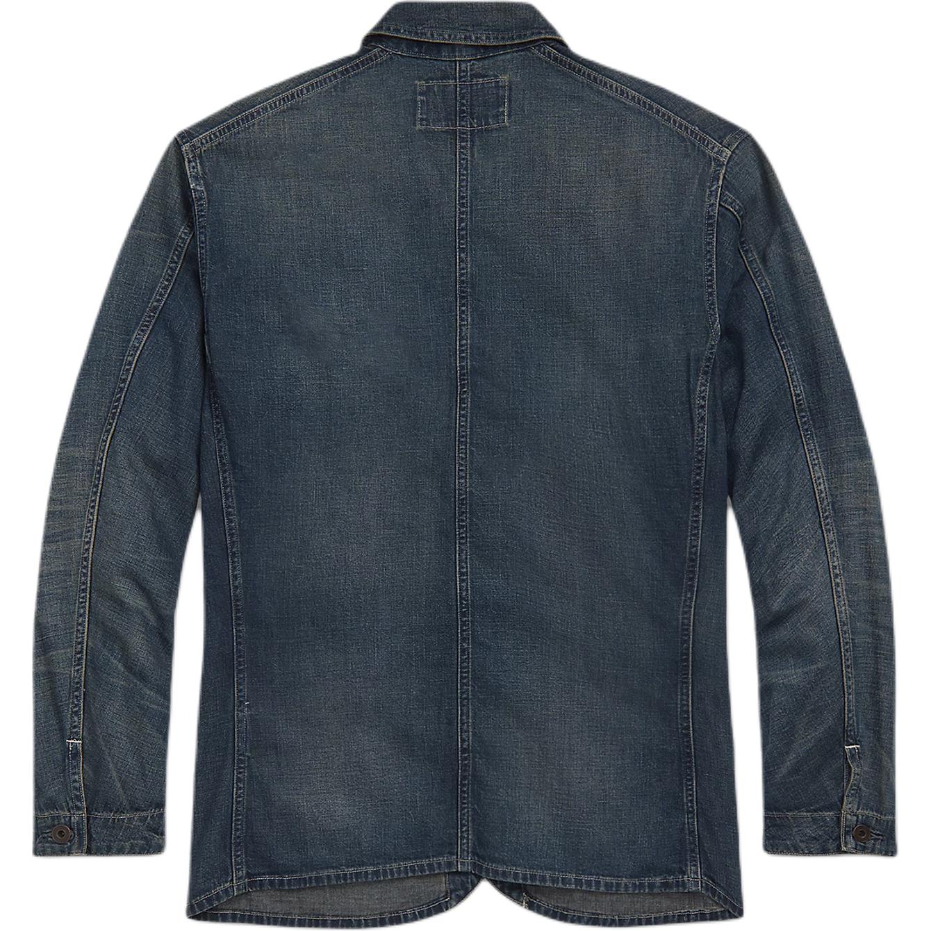 Ralph Lauren  Single-Breasted Denim Jacket Blue Long-Sleeve 782911175-001 圖 3