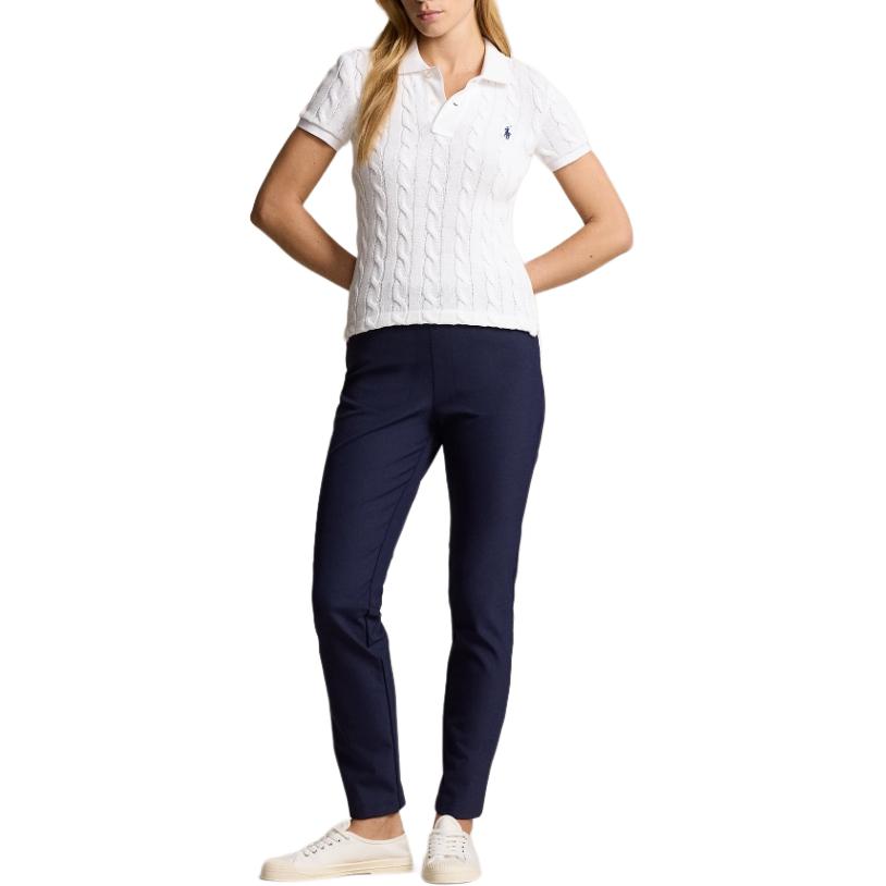 Ralph Lauren  Slim Fit Knit Track Pants with Side Zipper in Navy Blue. WMXGPNTNDL20033-410 圖 4