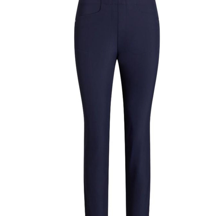 Ralph Lauren  Slim Fit Knit Track Pants with Side Zipper in Navy Blue. WMXGPNTNDL20033-410 圖 6