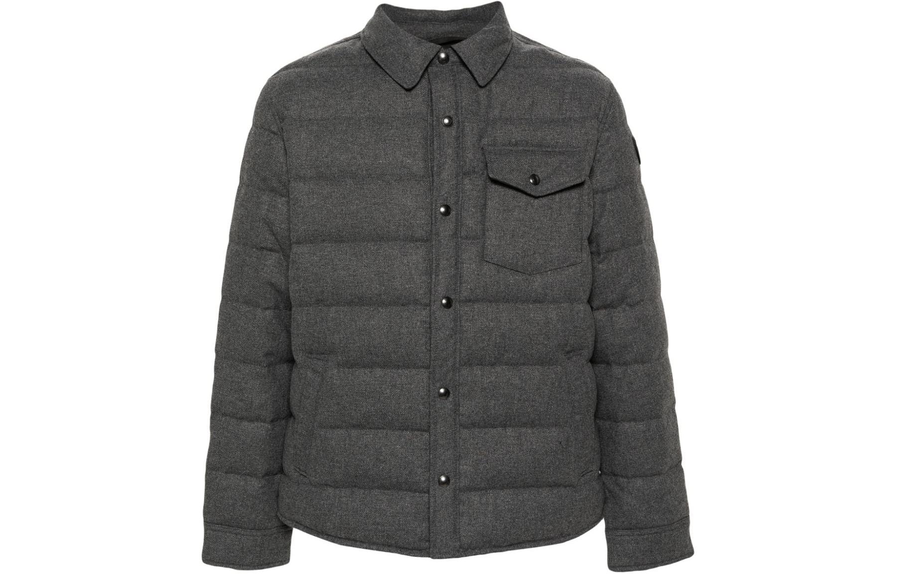 Ralph Lauren  Solid Color Logo Badge Slim Fit Long Sleeve Jacket Dark Grey 710914248-001