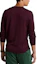 Shop 랄프 로렌 다크 레드 솔리드 크루넥 풀오버 스웨터. 710876846-005