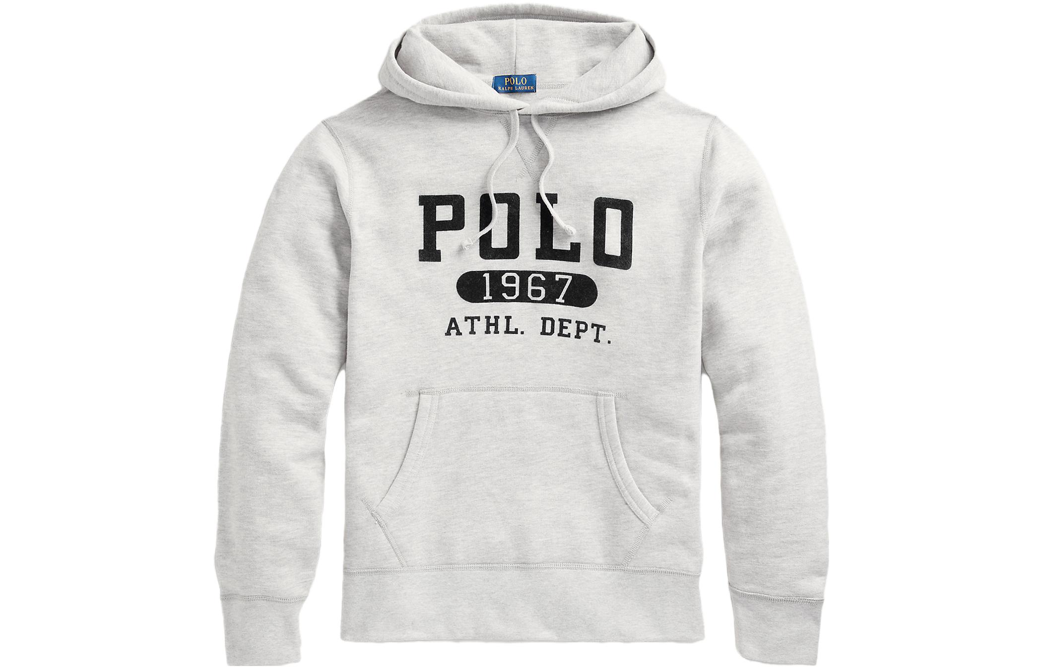 Ralph Lauren Alphabet Print Hoodie Gray 710817289-004