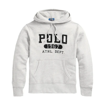 Ralph Lauren Alphabet Print Hoodie Gray 710817289-004