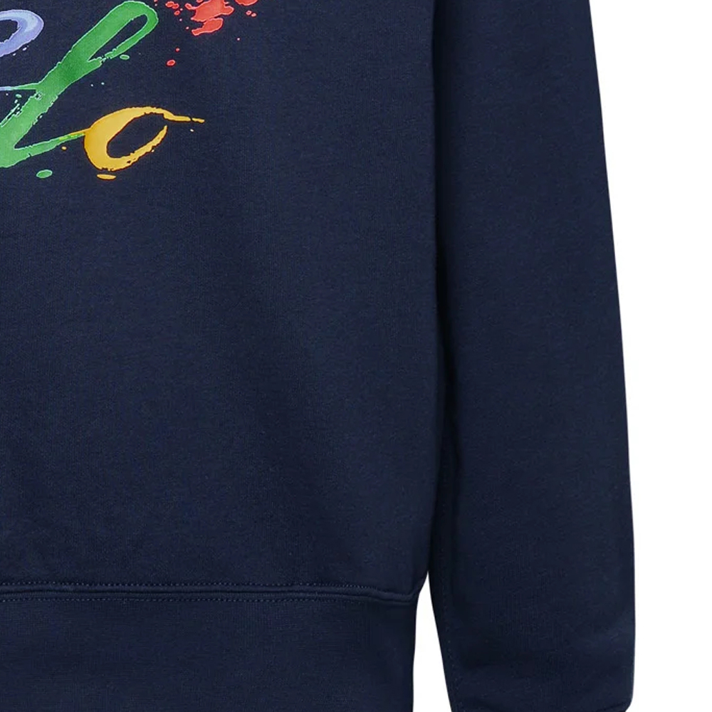 Ralph Lauren Bear Embroidered Hoodie Navy Blue Long Sleeve 710853309-030 圖 7