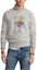 Purchase Ralph Lauren Bear Print Crewneck Fleece Sweatshirt Grey 710822583-001