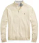 Order Ralph Lauren Beige Half-Zip Pullover dengan Logo Sulaman 710812963-017
