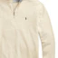 Sizing Ralph Lauren Beige Half-Zip Pullover dengan Logo Sulaman 710812963-017