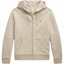 Order Ralph Lauren Beige Logo Long-Sleeve Hooded Zip-Up Jacket 710881517-049
