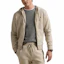 Shop Ralph Lauren Beige Logo Long-Sleeve Hooded Zip-Up Jacket 710881517-049