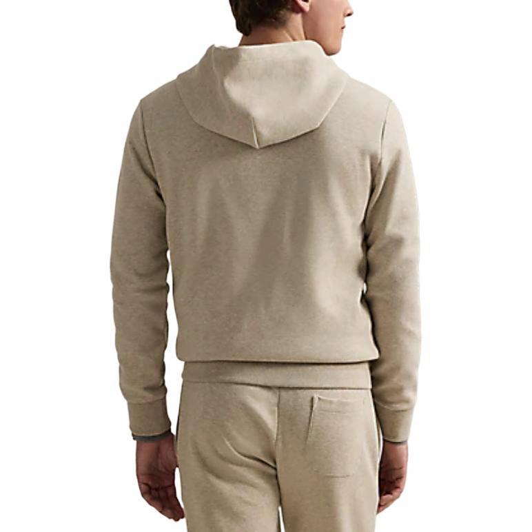 Ralph Lauren Beige Logo Long-Sleeve Hooded Zip-Up Jacket 710881517-049 圖 5
