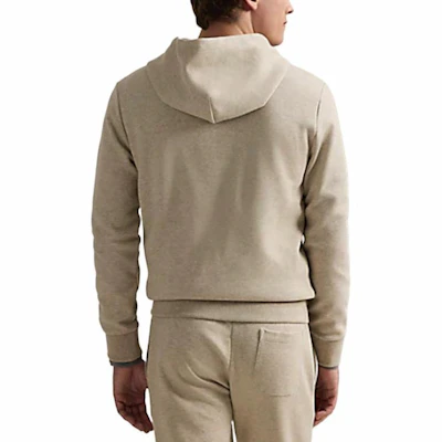 Ralph Lauren Beige Logo Long-Sleeve Hooded Zip-Up Jacket 710881517-049 Purchase Ralph Lauren Beige Logo Long-Sleeve Hooded Zip-Up Jacket 710881517-049