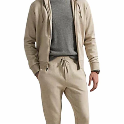 Ralph Lauren Beige Logo Long-Sleeve Hooded Zip-Up Jacket 710881517-049 Cheap Ralph Lauren Beige Logo Long-Sleeve Hooded Zip-Up Jacket 710881517-049