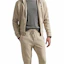 Cheap Ralph Lauren Beige Logo Long-Sleeve Hooded Zip-Up Jacket 710881517-049