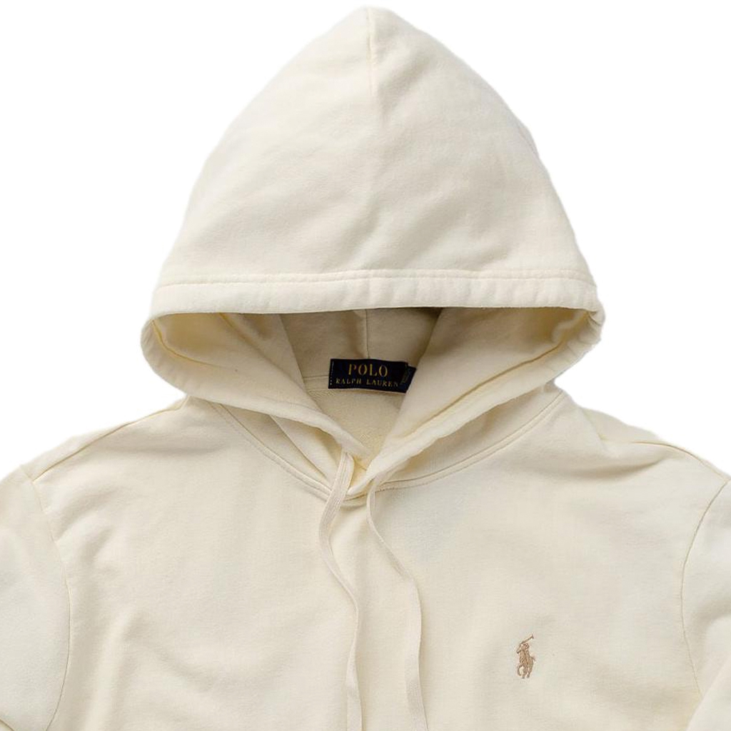 Ralph Lauren Beige Solid Pocket Hoodie Sweatshirt Long Sleeve 710916690-003 圖 4
