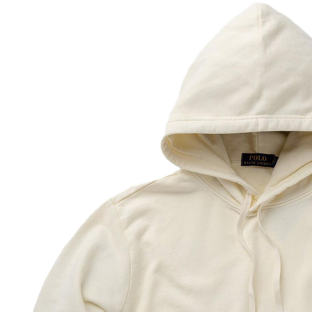 Ralph Lauren Beige Solid Pocket Hoodie Sweatshirt Long Sleeve 710916690-003 圖 5