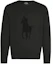 Order Ralph Lauren Black Crewneck Sweatshirt with Embroidered Logo 710766862-001