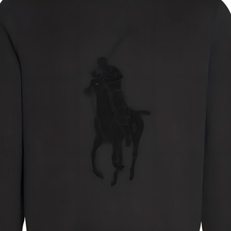 Ralph Lauren Black Crewneck Sweatshirt with Embroidered Logo 710766862-001 圖 7