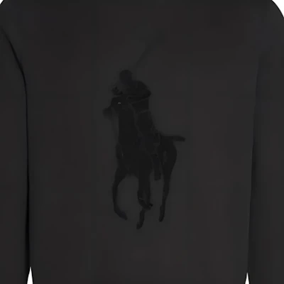 Ralph Lauren Black Crewneck Sweatshirt with Embroidered Logo 710766862-001 Sizing Ralph Lauren Black Crewneck Sweatshirt with Embroidered Logo 710766862-001