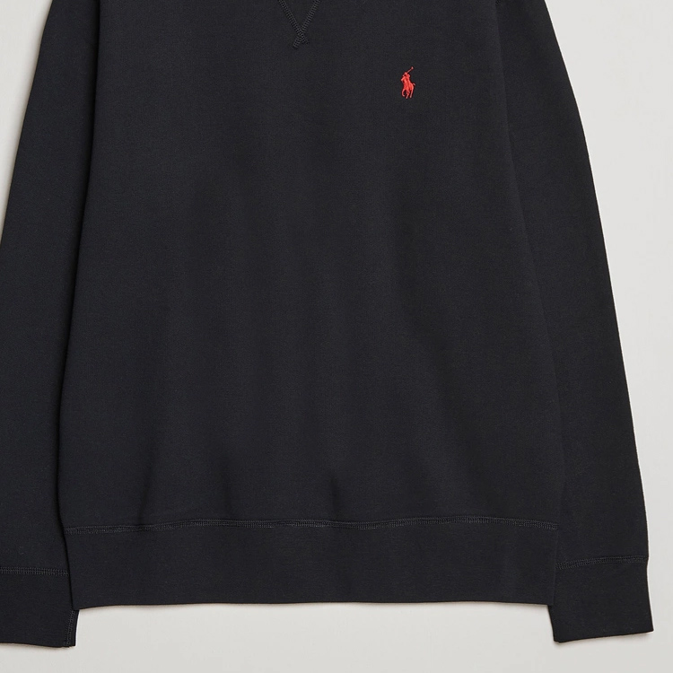 Ralph Lauren Black Crewneck Sweatshirt with Pony Embroidery 7107928815-001 圖 5