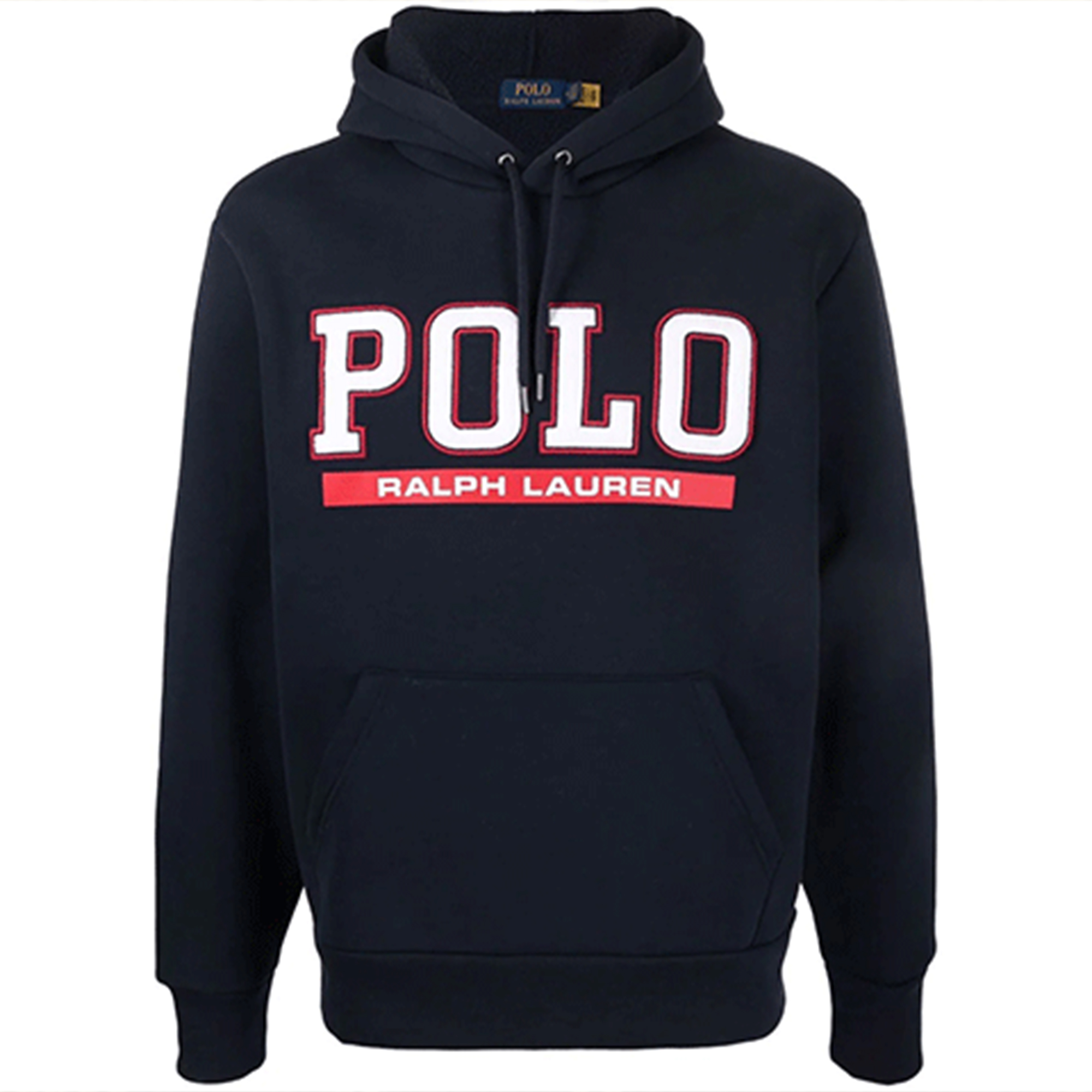 Ralph Lauren Black Hoodie with Chest Logo 710852512-001
