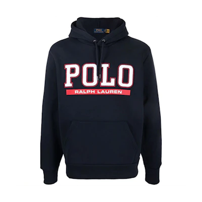 Ralph Lauren Black Hoodie with Chest Logo 710852512-001