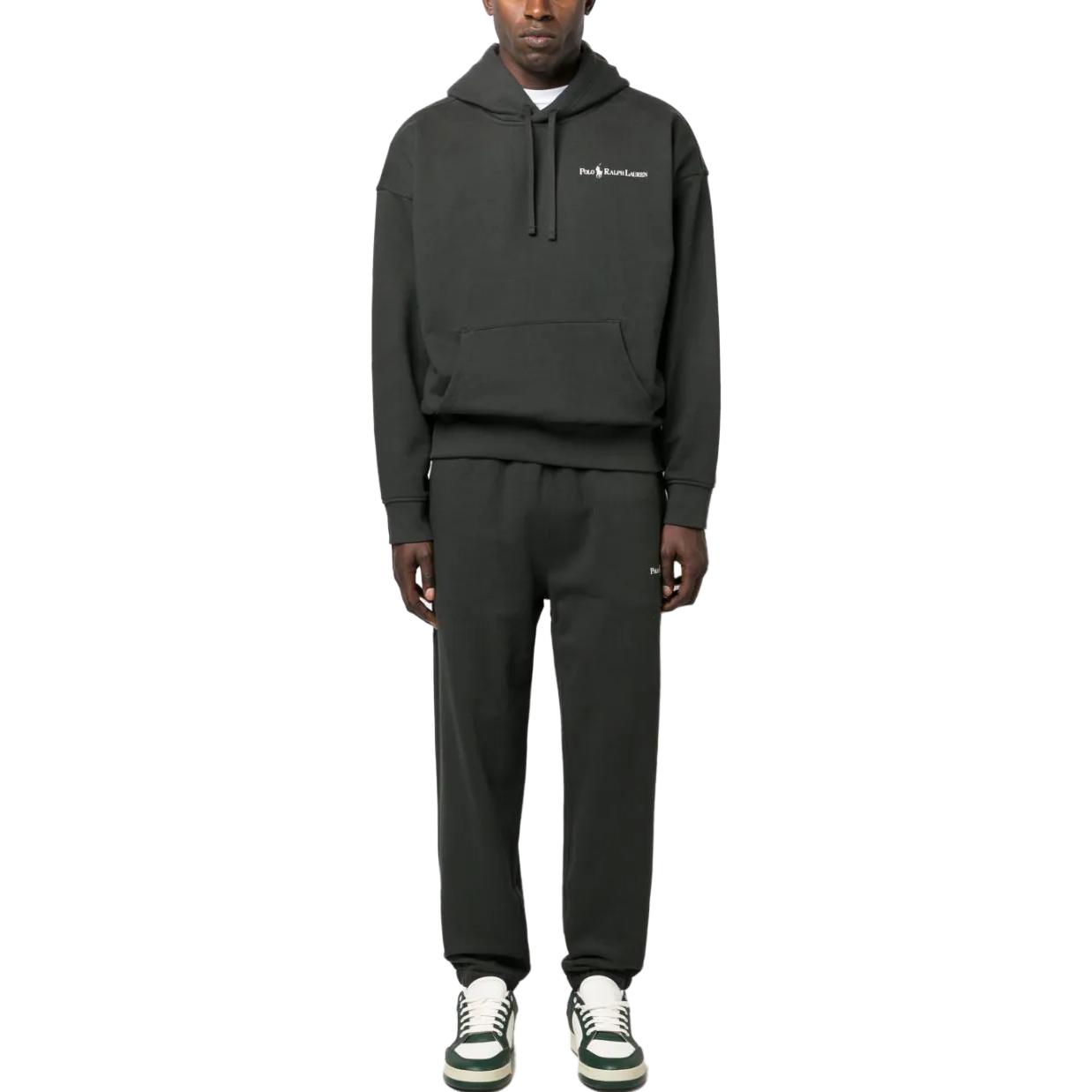 Ralph Lauren Black Letter Print Pullover Hoodie 710917904-003 圖 3