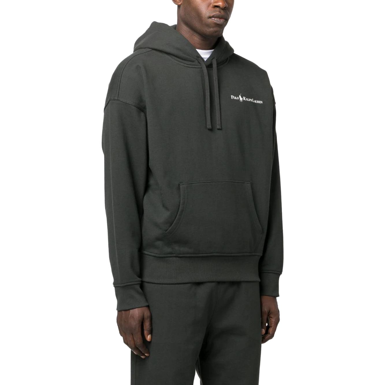 Ralph Lauren Black Letter Print Pullover Hoodie 710917904-003 圖 5